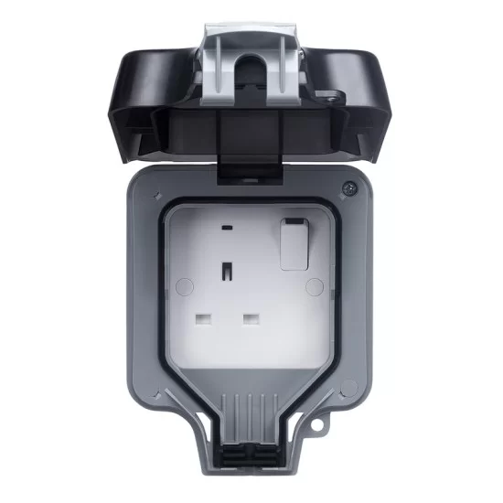 Art Deco Emporium | BG IP66 13A Switched Socket 1 Gang